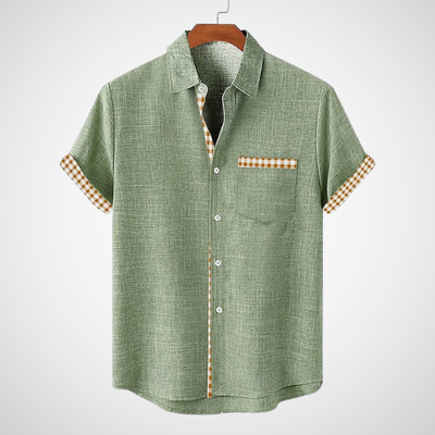 Max™ | Summer Shirt with Check Detail