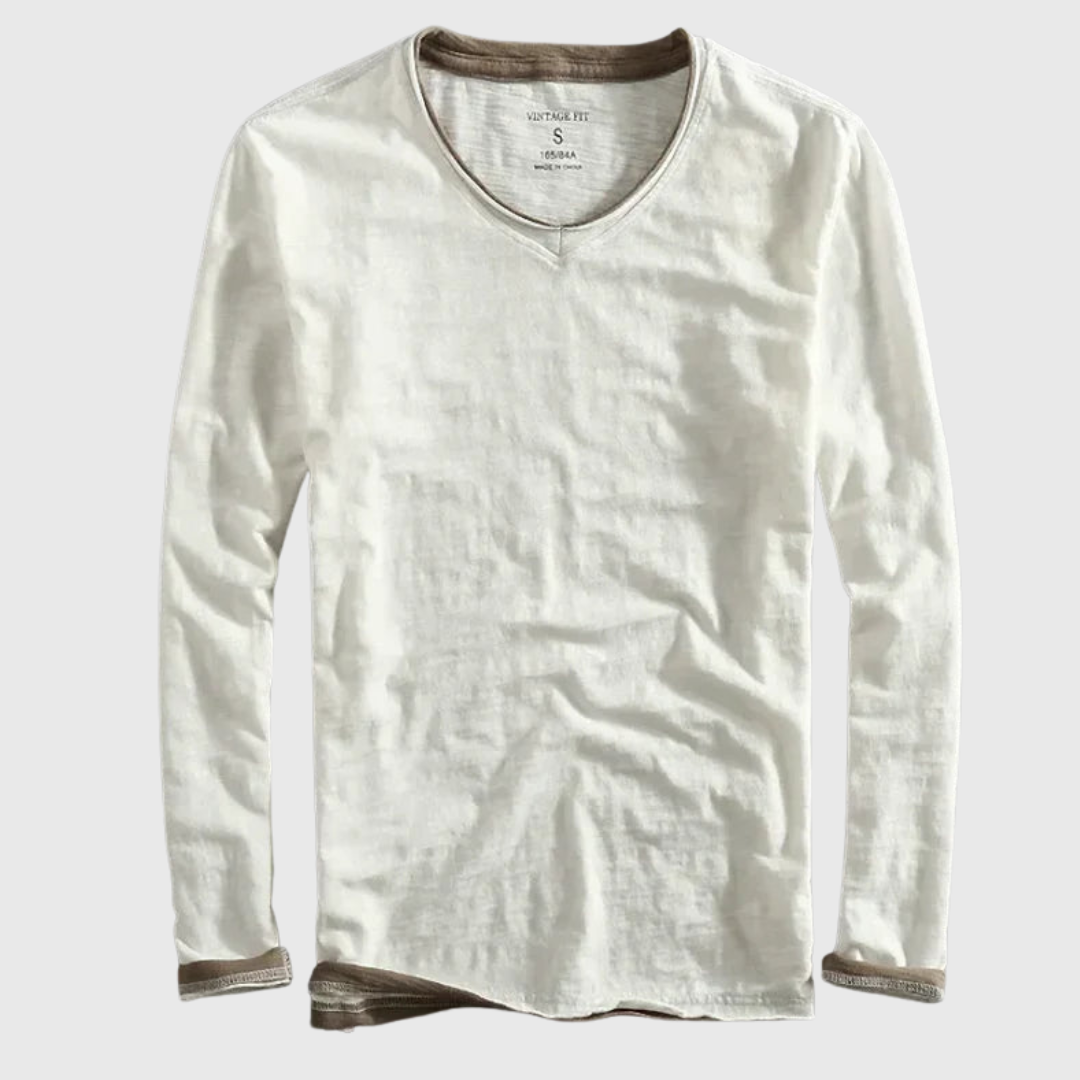 Durveil™ | Long Sleeve Cotton Tee