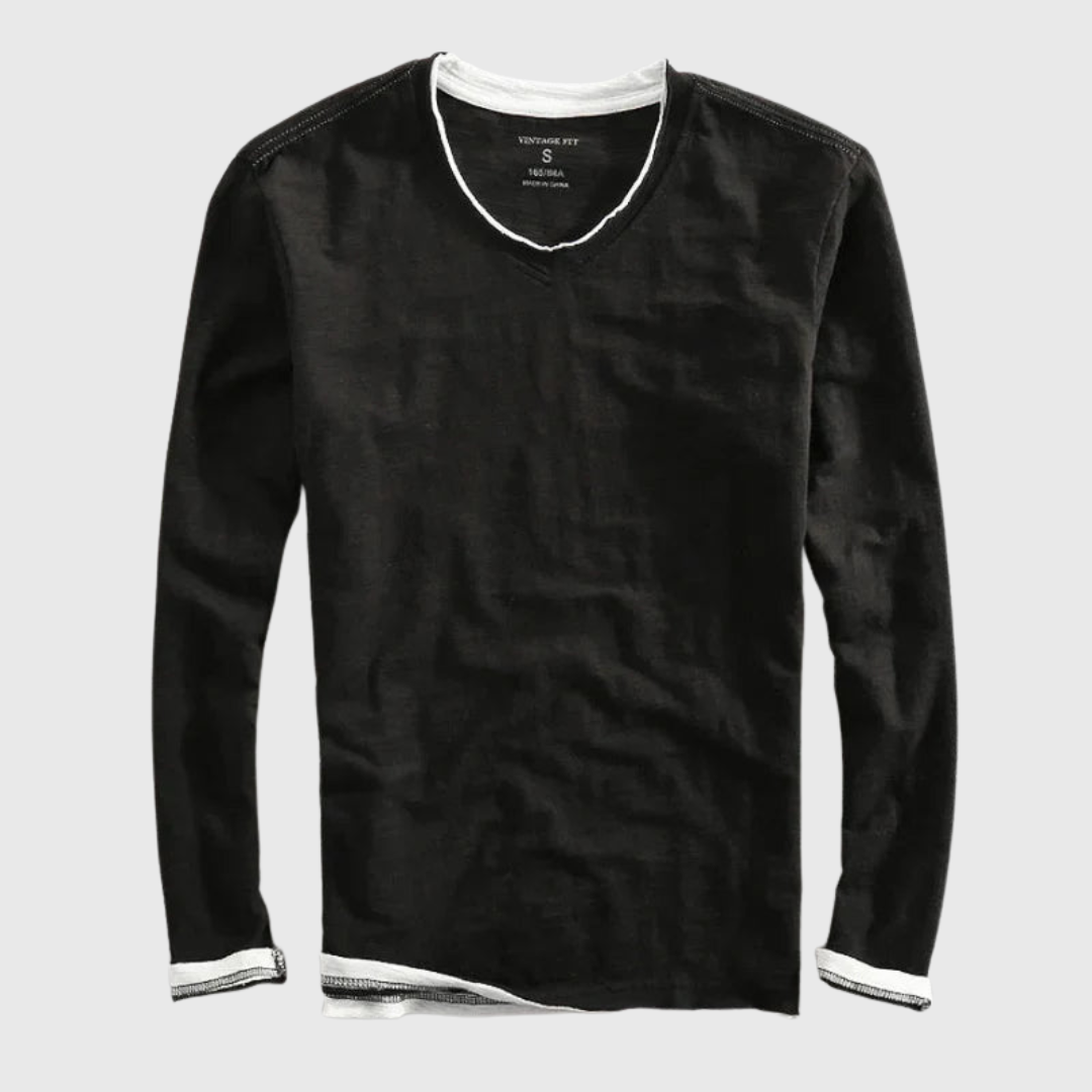 Durveil™ | Long Sleeve Cotton Tee