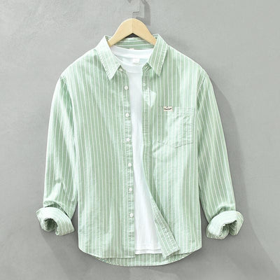 Noah™ | Striped Shirt in Premium Linen