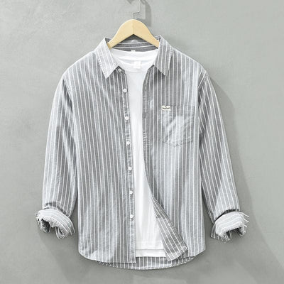 Noah™ | Striped Shirt in Premium Linen