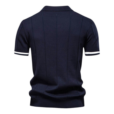 John™ | Casual Polo Shirt with Zipper in Sport Style