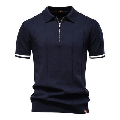 John™ | Casual Polo Shirt with Zipper in Sport Style