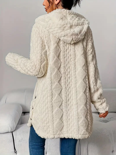 Yolante™ | Plush Hooded Cardigan