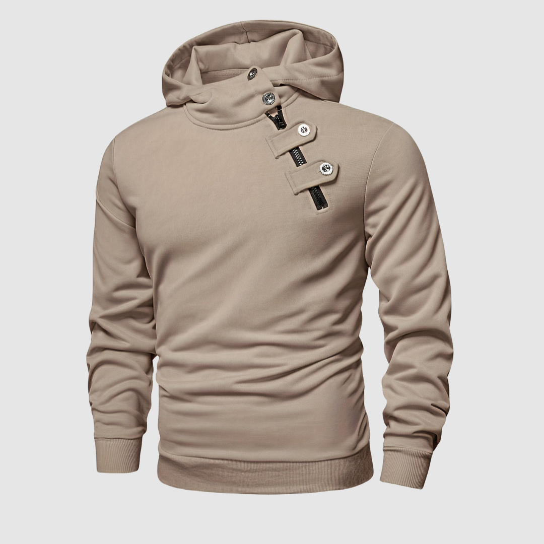 Nolan™ | Buttoned Hoodie