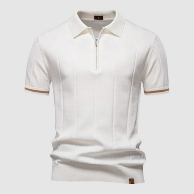 John™ | Casual Polo Shirt with Zipper in Sport Style